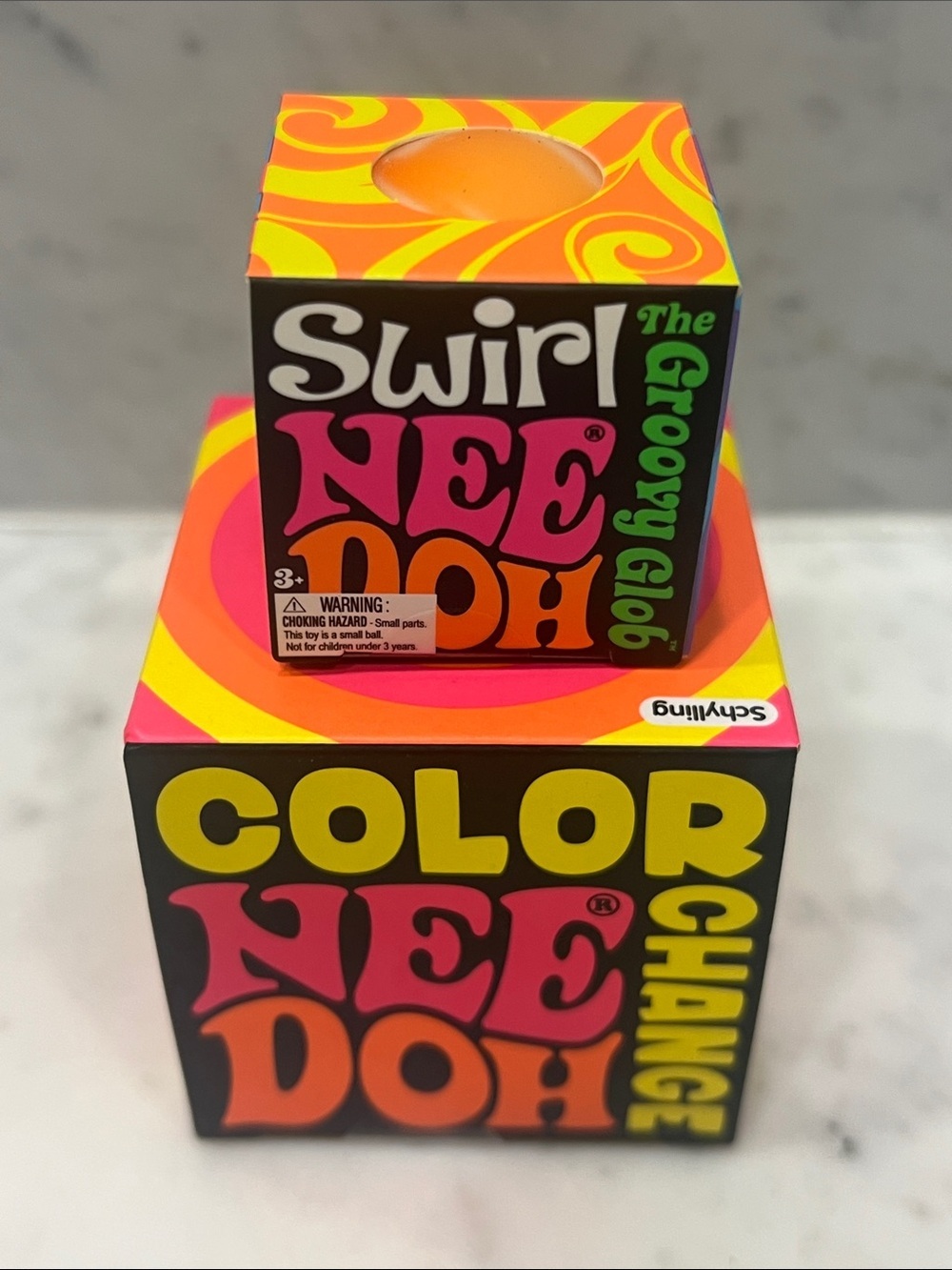 Needoh Color Change and The Groovy Glob Orange Swirl - Picture 1 of 6